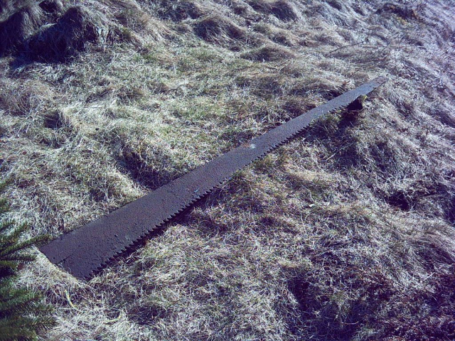 02 Pit Saw Clattice Harbour South West April 2005. Credit: Loretta Ward